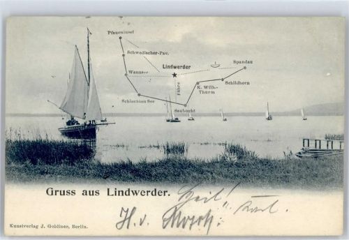 06917 O7901 Lindwerder - Landkarte