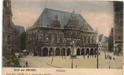 28195 W2800 Bremen - Leporello, Rathaus