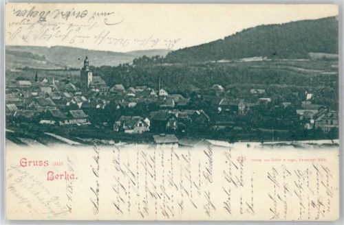 Bad Berka Gruss aus, Luftansicht