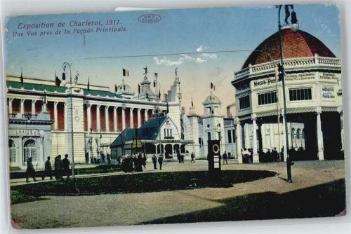 Charleroi Leporello, Exposition 1911, Facade Principale
