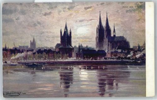 Köln Stadt Künstlerkarte, Teilansicht