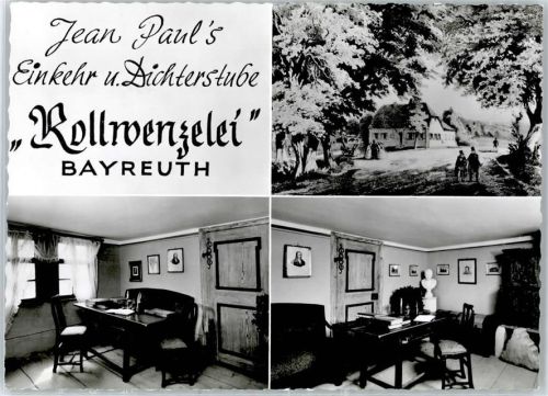 Bayreuth Jean Pauls Einkehr und Dichterstube, Rollwenzelei