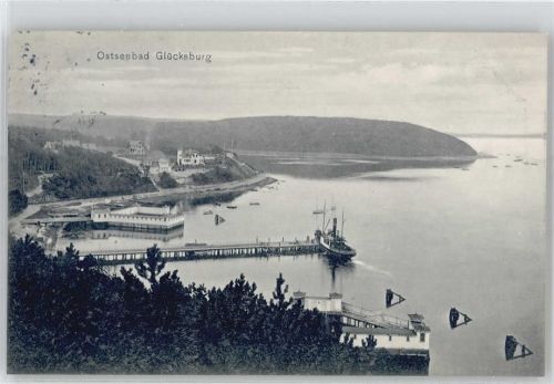 25821 W2255 Glücksburg , Nordfriesl - Anlegebrücke