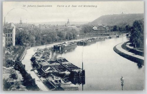 Alt-Saarbrücken Saar, Schiffe, Winterberg