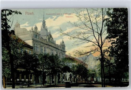 Plzen Kopeckeho sady s mestanskou besedou