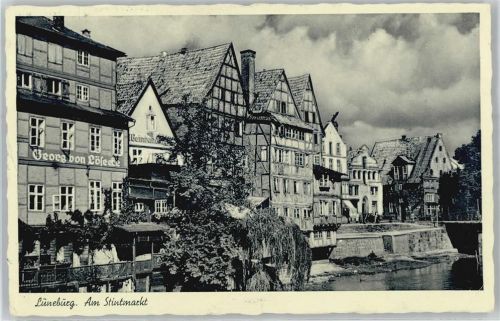 Lüneburg Ortsansicht, Am Stintmarkt, Weinhandlung