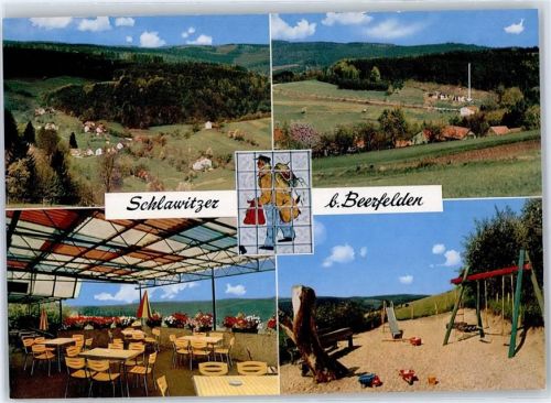 Falken-Gesäß Gasthaus P Zum Schlawitzer Spielplatz Terrasse