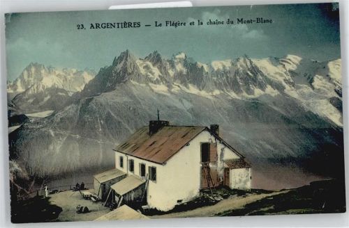 Argentieres Le Flegere et la chaine du Mont-Blanc