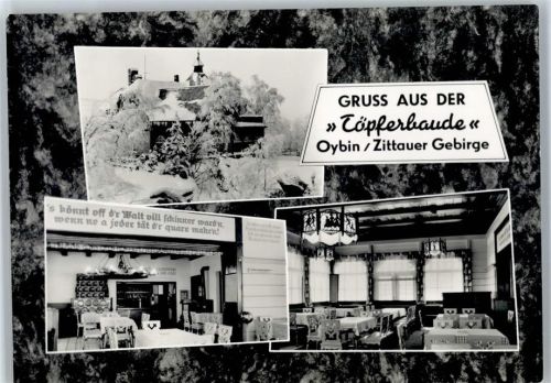 Kurort Oybin Gruß aus der Töpferbaude