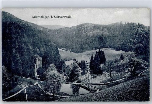 Allerheiligen Schwarzwald, Foto-Karte, Verlag Bernhard Käshammer Ottenhöfen