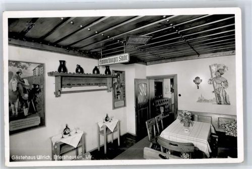 97725 W8731 Elfershausen , Unterfr - Gasthaus Ullrich, Innenaufnahme