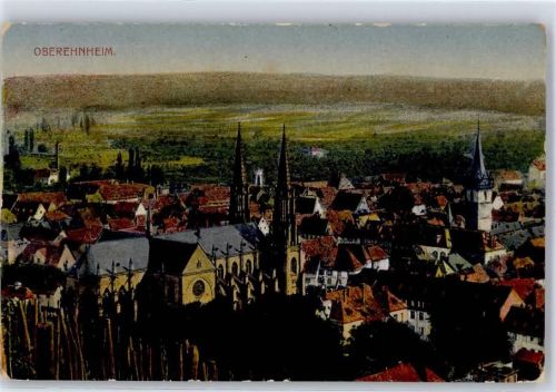 Obernai 1918 Kirche
