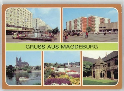 39104 O3000 Magdeburg - Karl-Marx-Strasse, Dom, Kloster, Promenade der Völkerfreundschaft