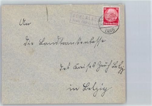 14822 O1821 Brück , Mark - Landpoststempel Schlalach