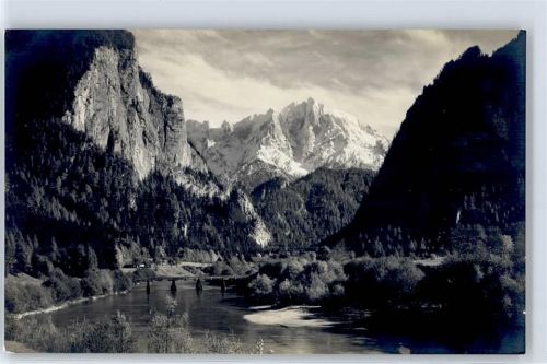 Gesäuse Eingang Oedstein, Foto-Karte
