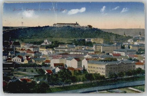 Brno Totalansicht vom Roten Berg