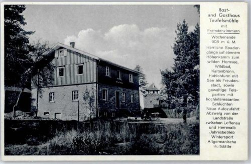 Teufelsmühle Gasthaus Pension Teufelsmühle
