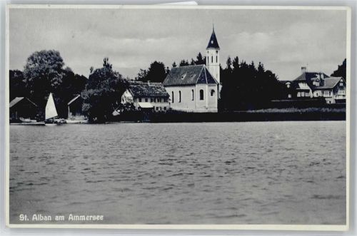 St. Alban Kirche mit See