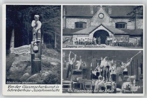 Schreiberhau Glasbläser-Wegweiser Josephinenhütte