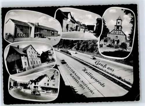Kassel Gruß aus Heiligenrode Autobahn Auffahrt Kassel-Ost