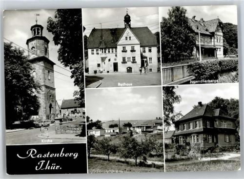 Rastenberg Kirche, Rathuas, Jugendherberge, Kulturhaus