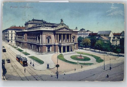 Brno Stadttheater, Strassenbahn