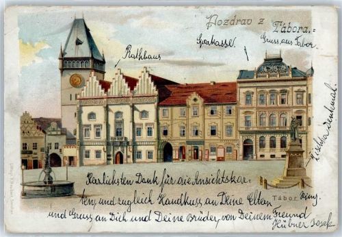 Tábor Rathaus, Brunnen