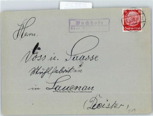 Brück Landpoststempel Buchholz