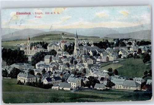 08309 O9405 Eibenstock 1907 - Kirche