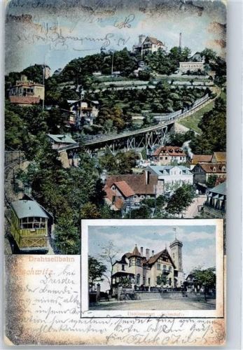 Löschwitz 1902 Drahtseilbahn