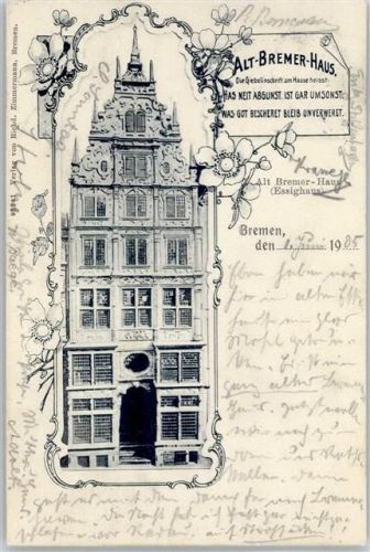 Bremen 1905 Alt-Bremer-Haus