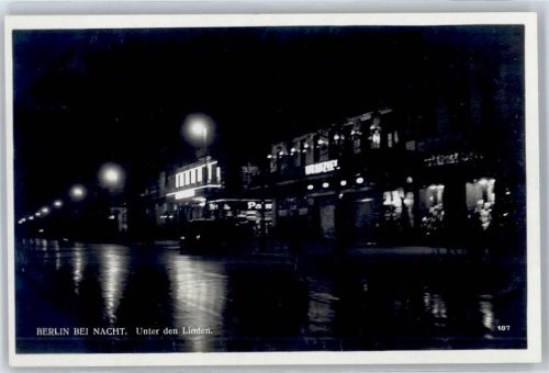 Berlin Mitte Unter den Linden Nacht