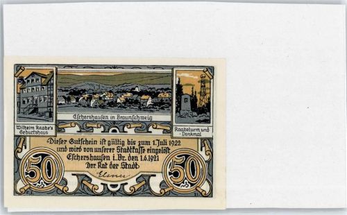 Eschershausen Gutschein 50 Pfennig