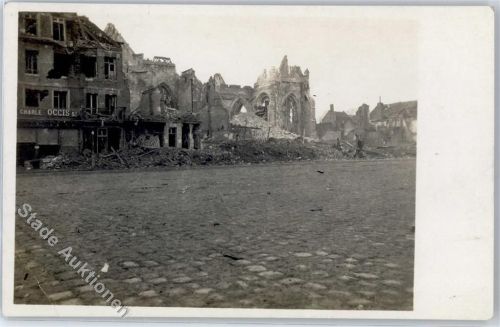 Peronne Zerstörung Januar 1917