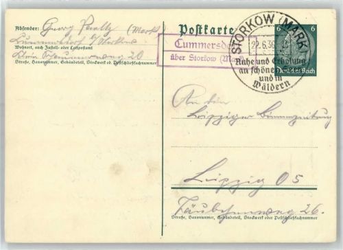 Kummersdorf Landpoststempel