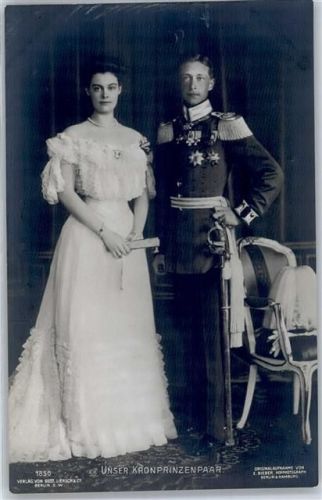 das Kronprinzenpaar Adel Kronprinz Wilhelm