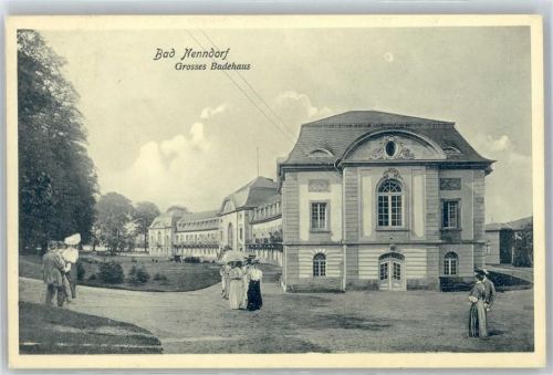Bad Nenndorf 1909 Grosses Badehaus