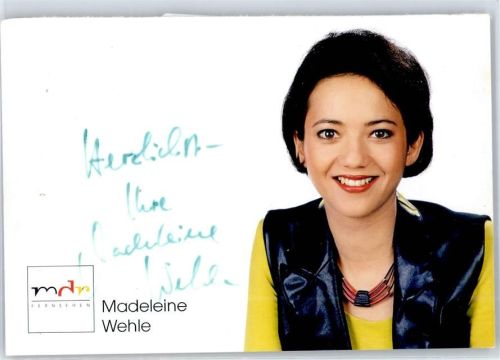 Originalunterschrift Wehle, Madeleine