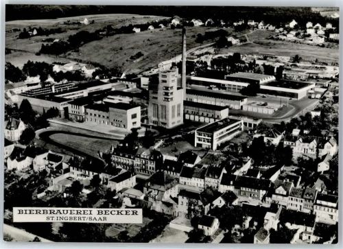 St. Ingbert Brauerei Becker Fliegeraufnahme