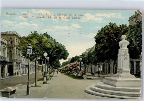 Havanna Prado Promenade Manuel de la Cruz Denkmal