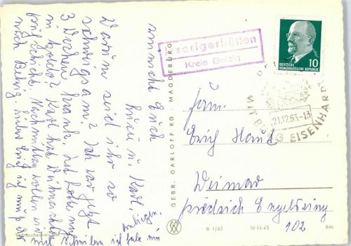14806 O1820 Belzig - Landpoststempel Jeserigerhütten