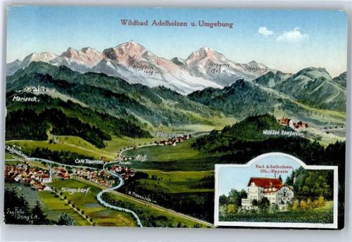 Bad Adelholzen Orientierungskarte