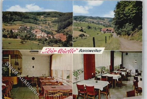 Bonsweiher Gasthaus Pension Zur Quelle Gastraum