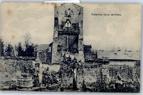 Auberive Ruinen der Kirche