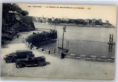 Dinard La Pointe de Malouine et la Piscine