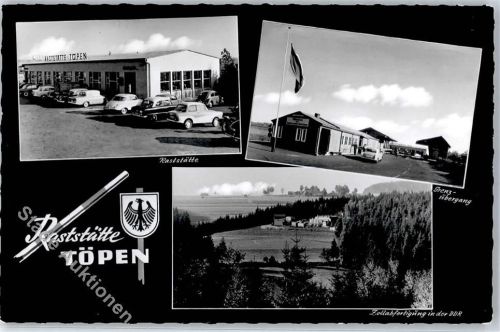 Töpen Gasthaus Rasthaus Töpen am Zonenübergang