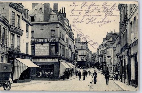 Laon Feldpost Rue du Bourg