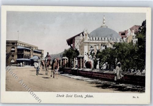 Aden Lithographie Sheik Said Tomb