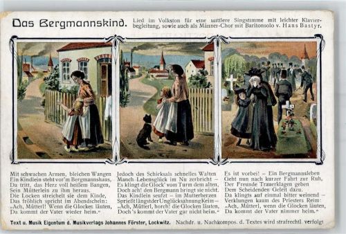 Das Bergmannskind Kind Frau Hund