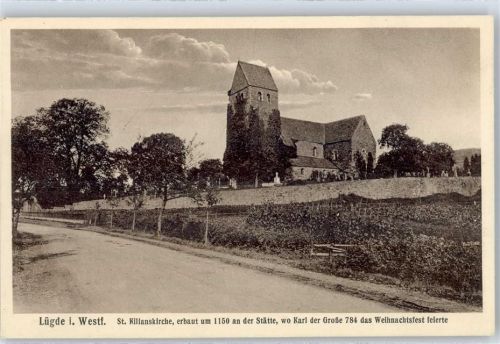 32676 W4927 Lügde - St. Kilianskirche